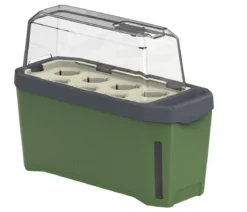 Gusta Garden Kräutertopf Harry Herbs mit Anzuchthaube, ca. B36/H25/T15 cm