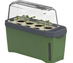 Gusta Garden Kräutertopf Harry Herbs mit Anzuchthaube, ca. B36/H25/T15 cm