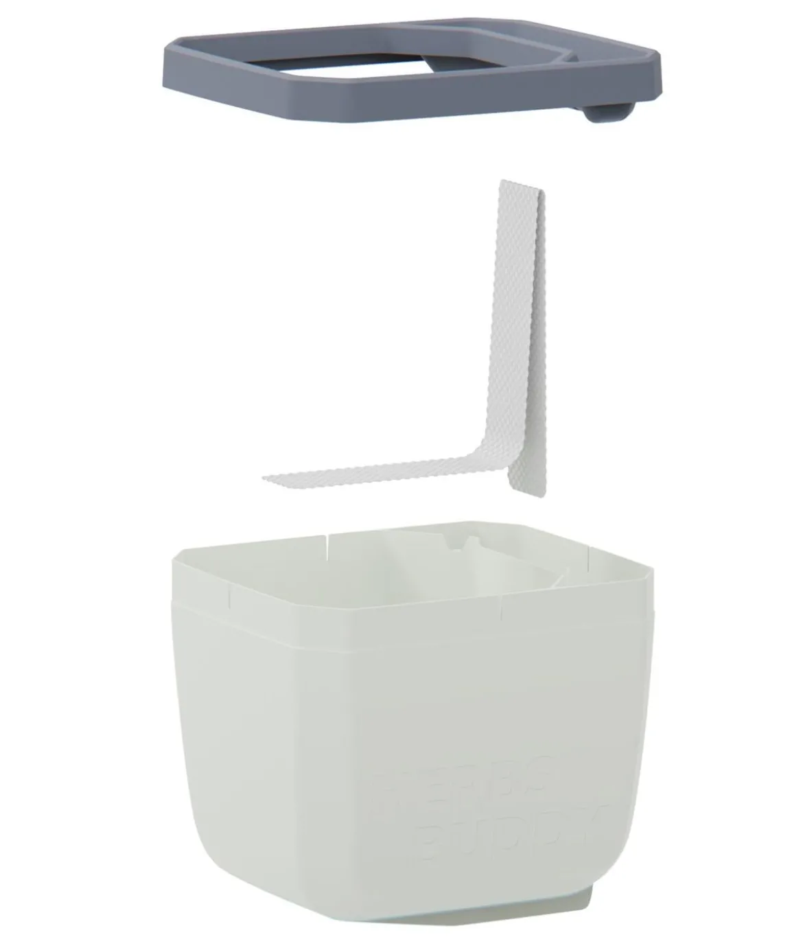Gusta Garden Kräutertöpfe Herbs Buddy, ca. B19/H14,3/T13,6 cm, 3er-Set