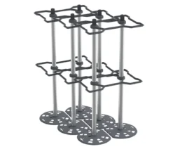 Gusta Garden Rankhilfe Chili Buddy, ca. B34/H64/T19 cm, 3er-Set