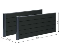 Gutta Hochbeeterweiterung Elevada, ca. B191/H74/T80,5 cm