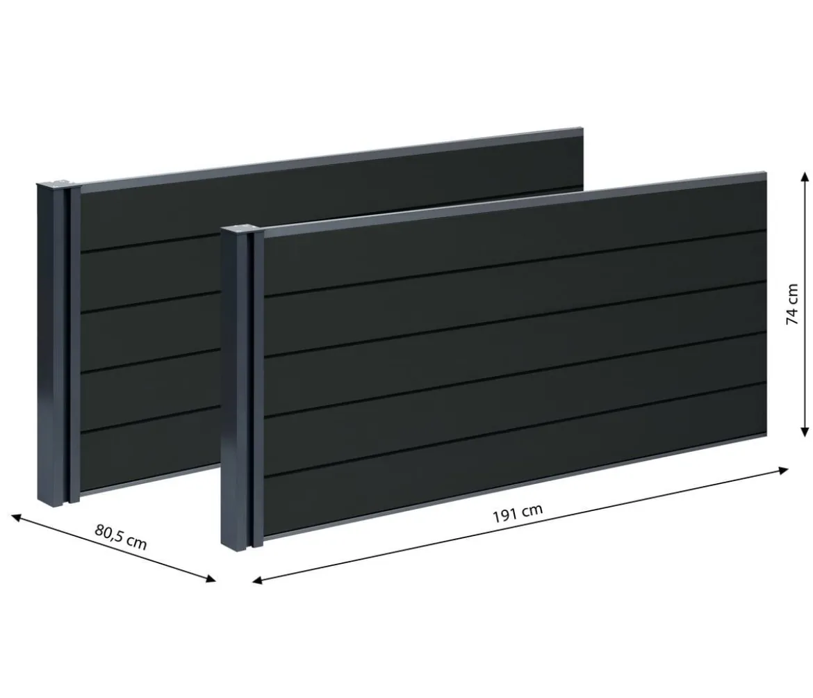 Gutta Hochbeeterweiterung Elevada, ca. B191/H74/T80,5 cm
