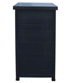 Habau Holz-Gartenschrank Alan, anthrazit, ca. B45/H91/T45 cm