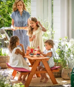 Habau Kinder Picknickbank, 89 x 79 x 50 cm