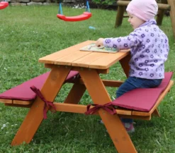 Habau Kinder Picknickbank, 89 x 79 x 50 cm