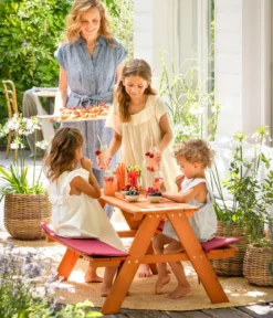 Habau Kinder Picknickbank, 89 x 79 x 50 cm