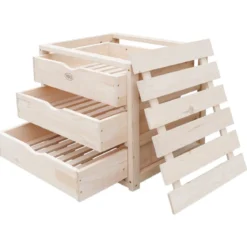 Habau Obst- und Gemüsehorde, ca. B50/H45/T40 cm
