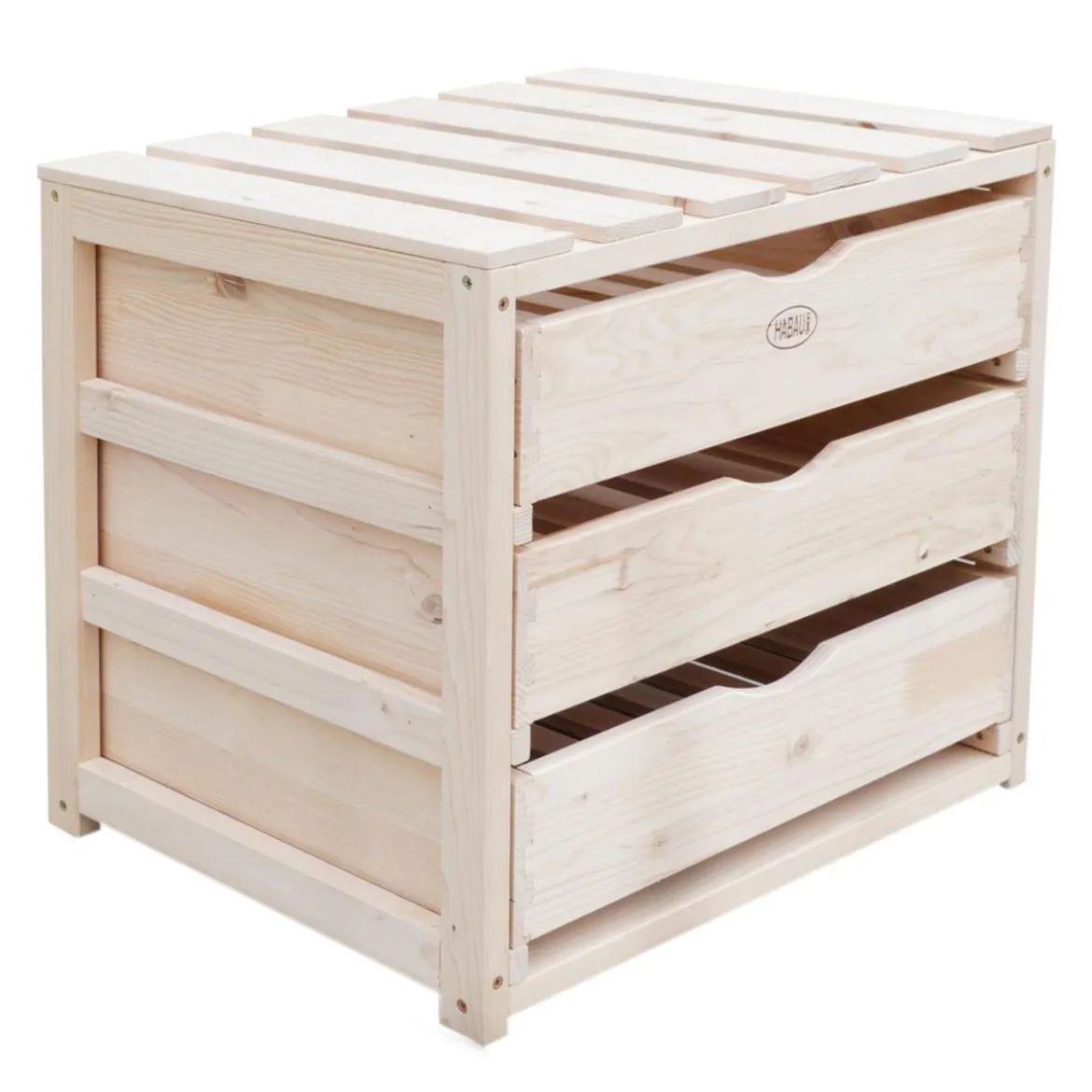Habau Obst- und Gemüsehorde, ca. B50/H45/T40 cm