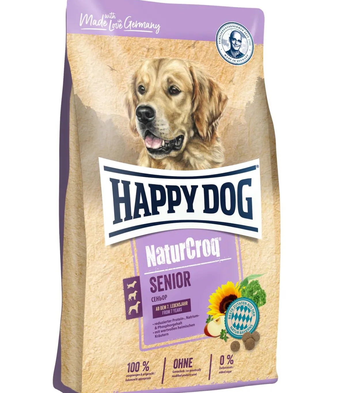 Happy Dog Trockenfutter für Hunde NaturCroq Senior