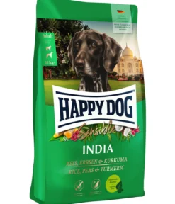 Happy Dog Trockenfutter für Hunde Supreme Sensible India, Reis & Erbsen