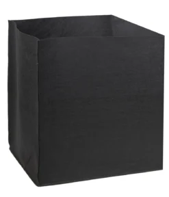 Herstera Filz-Pflanztasche, quadratisch, schwarz
