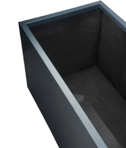 Herstera Filz-Pflanztasche, quadratisch, schwarz