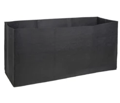 Herstera Filz-Pflanztasche, rechteckig, schwarz, ca. B80 cm