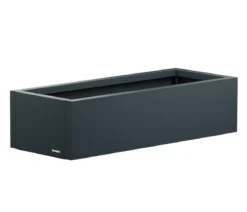 Herstera Metall-Pflanzkasten Cube Xic LED, rechteckig, anthrazit