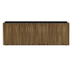 Herstera Metall-Pflanzkasten Deco Planter, rechteckig, schwarz/natur