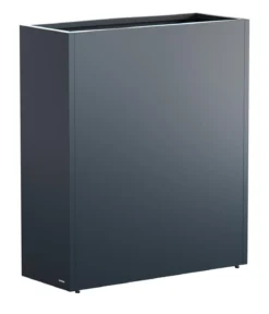 Herstera Metall-Raumtrenner Cube LED, rechteckig, anthrazit