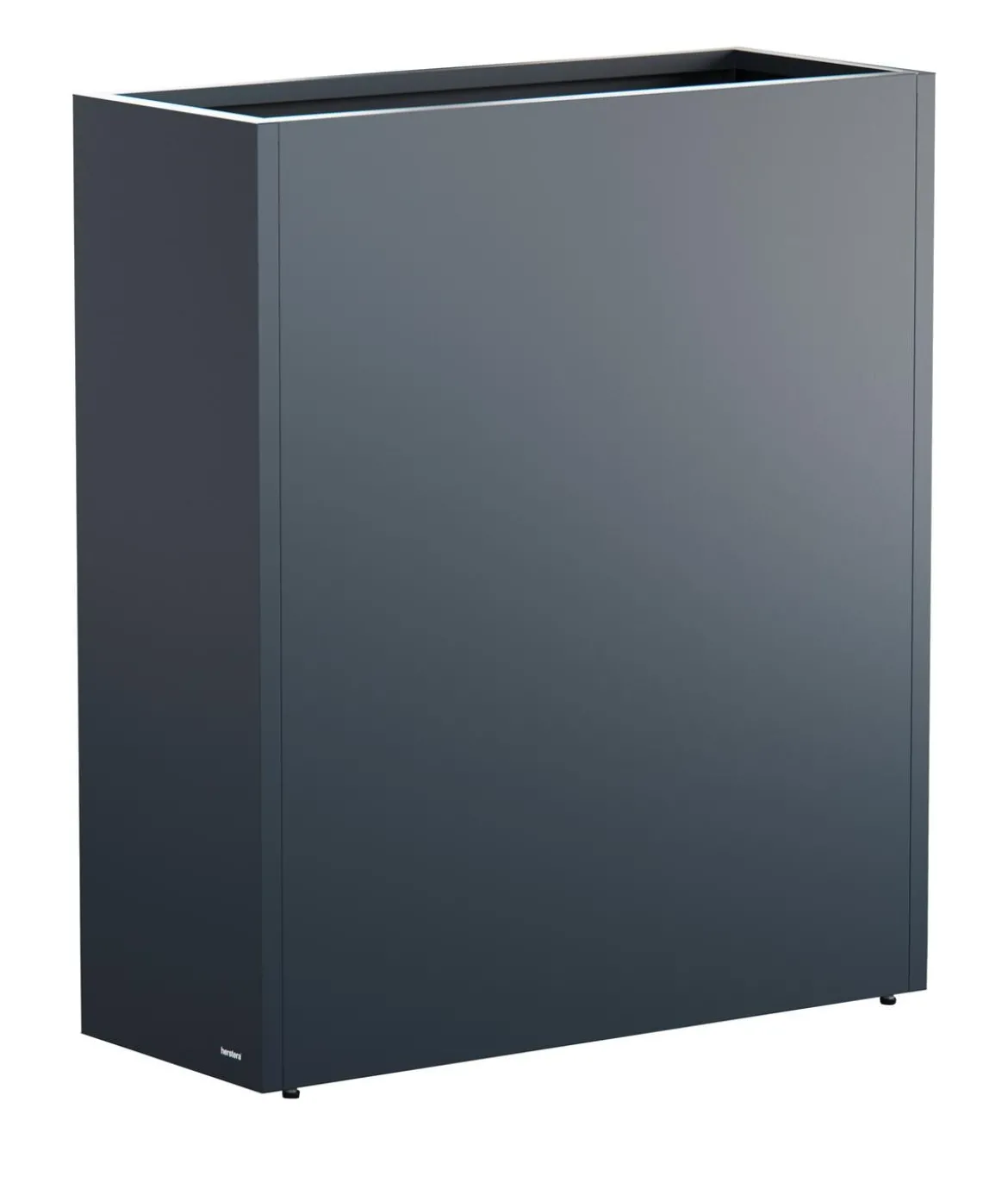 Herstera Metall-Raumtrenner Cube LED, rechteckig, anthrazit