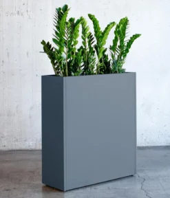 Herstera Metall-Raumtrenner Cube, rechteckig, anthrazit