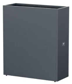 Herstera Metall-Raumtrenner Cube, rechteckig, anthrazit