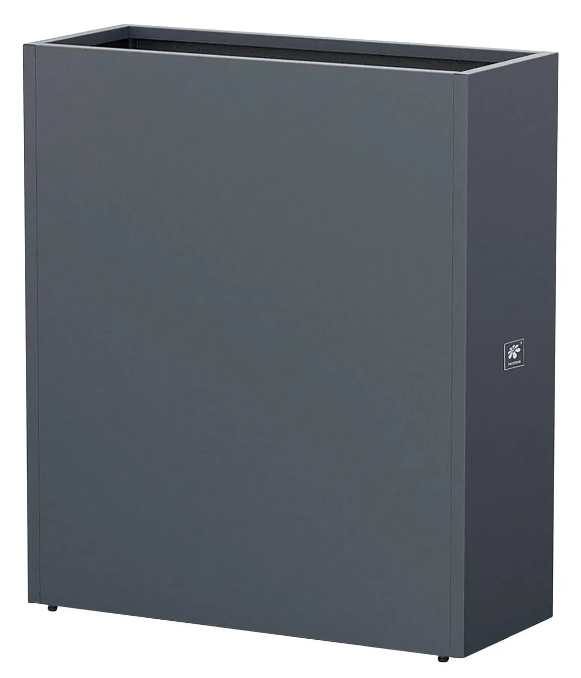 Herstera Metall-Raumtrenner Cube, rechteckig, anthrazit