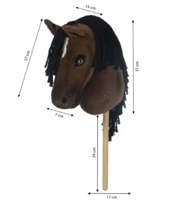 HKM KIDS Hobby Horse Dressur Avalon, braun