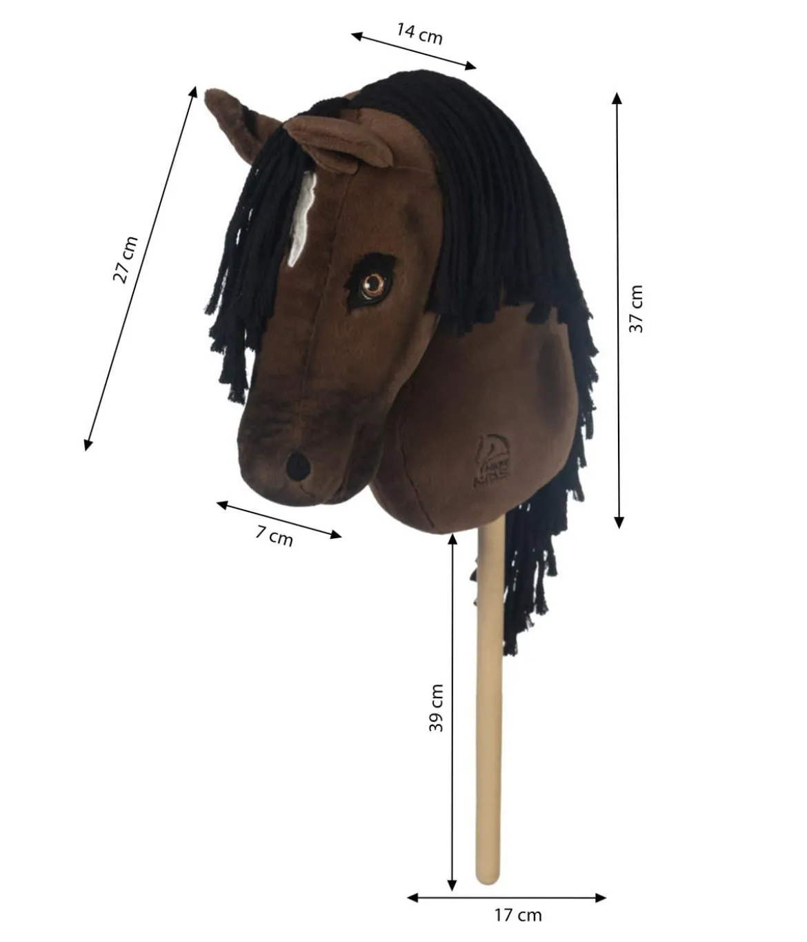 HKM KIDS Hobby Horse Dressur Avalon, braun