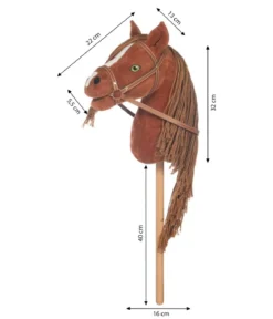 HKM KIDS Hobby Horse Mini, rotbraun