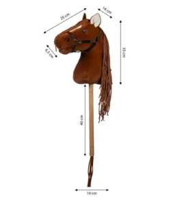 HKM KIDS Hobby Horse Premium, Dunkelfuchs
