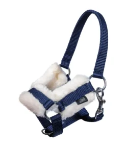 HKM KIDS Hobby Horsing Halfter und Strick, dunkelblau