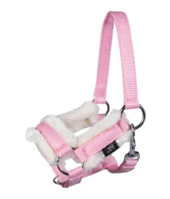 HKM KIDS Hobby Horsing Halfter und Strick, rosa