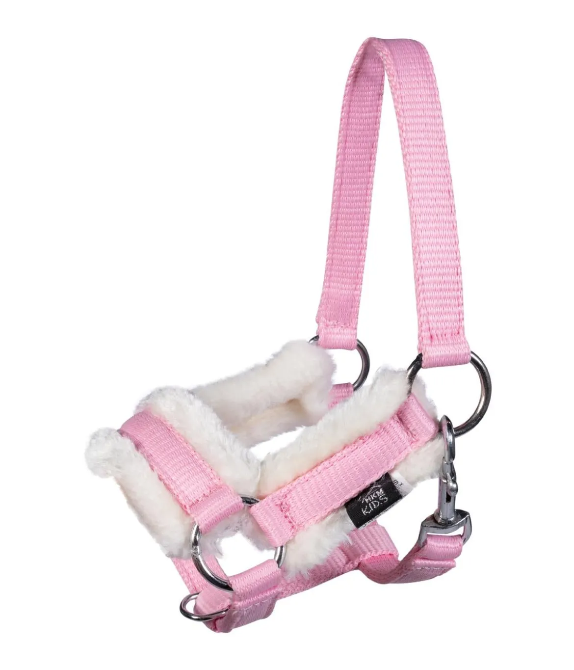 HKM KIDS Hobby Horsing Halfter und Strick, rosa