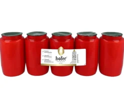 Hofer Kompositions-Öl-Licht Nr. 3, rot, 5er-Set