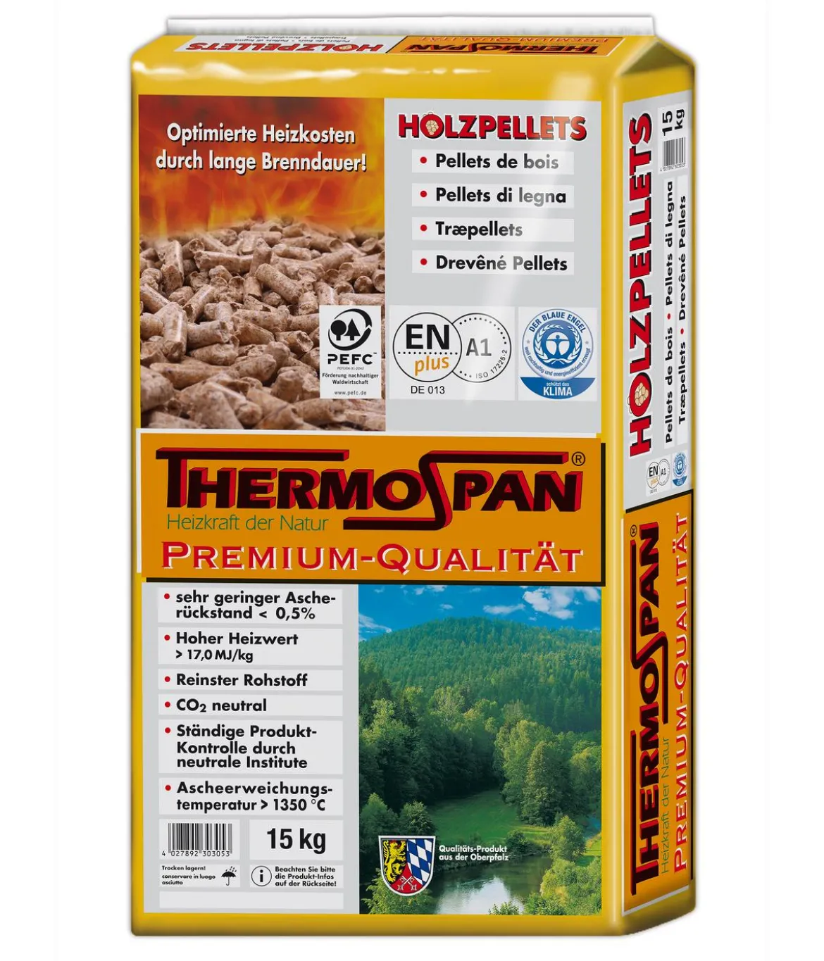 Holzpellets, 15 kg