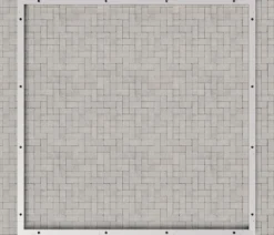 Hörmann Aluminium-Bodenrahmen für Gerätehaus Juno JSD10/JFD10/JPD10