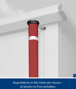 Hörmann Berry-Gerätehaus Classic-P Typ 3, ca. B312,7/H232,3/T283,4 cm