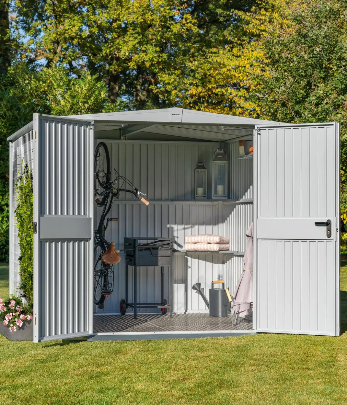 Hörmann Berry-Gerätehaus Classic-S Typ 2, ca. B258,8/H216/T247,7 cm