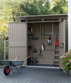 Hörmann Berry-Gerätehaus Classic-P Typ 1, ca. B247,9/H228,6/T153 cm