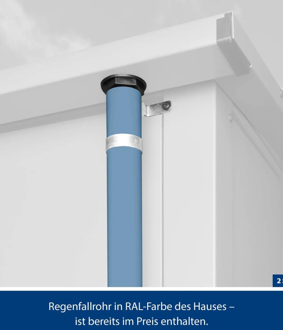 Hörmann Berry-Gerätehaus Classic-S Typ 1, ca. B258,8/H216/T121,3 cm