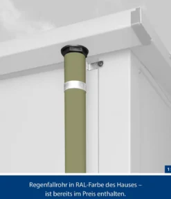 Hörmann Berry-Gerätehaus Classic-P Typ 2, ca. B247,9/H232,3/T283,4 cm