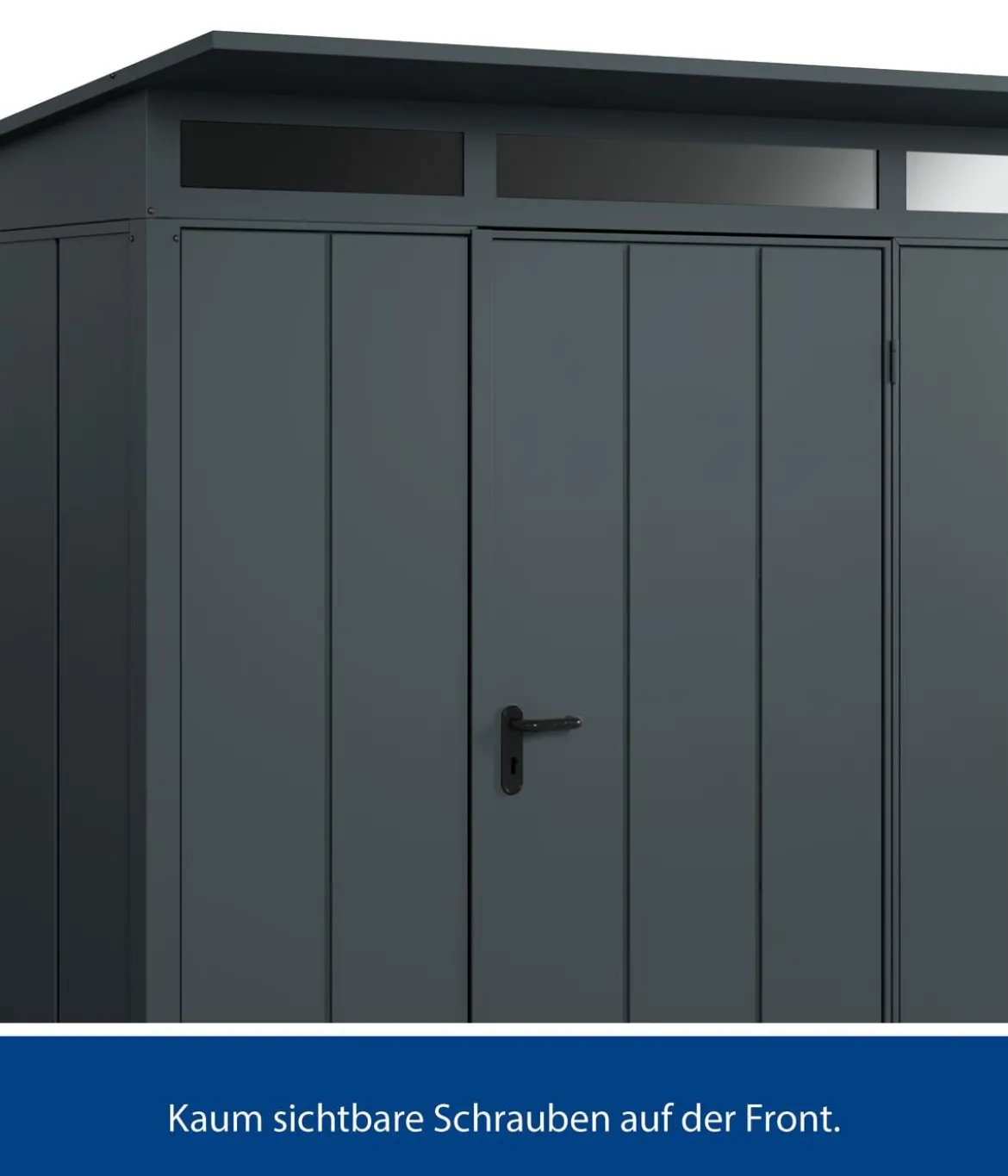 Hörmann Berry-Gerätehaus Modern-P Typ 2, ca. B247,9/H232,3/T283,4 cm