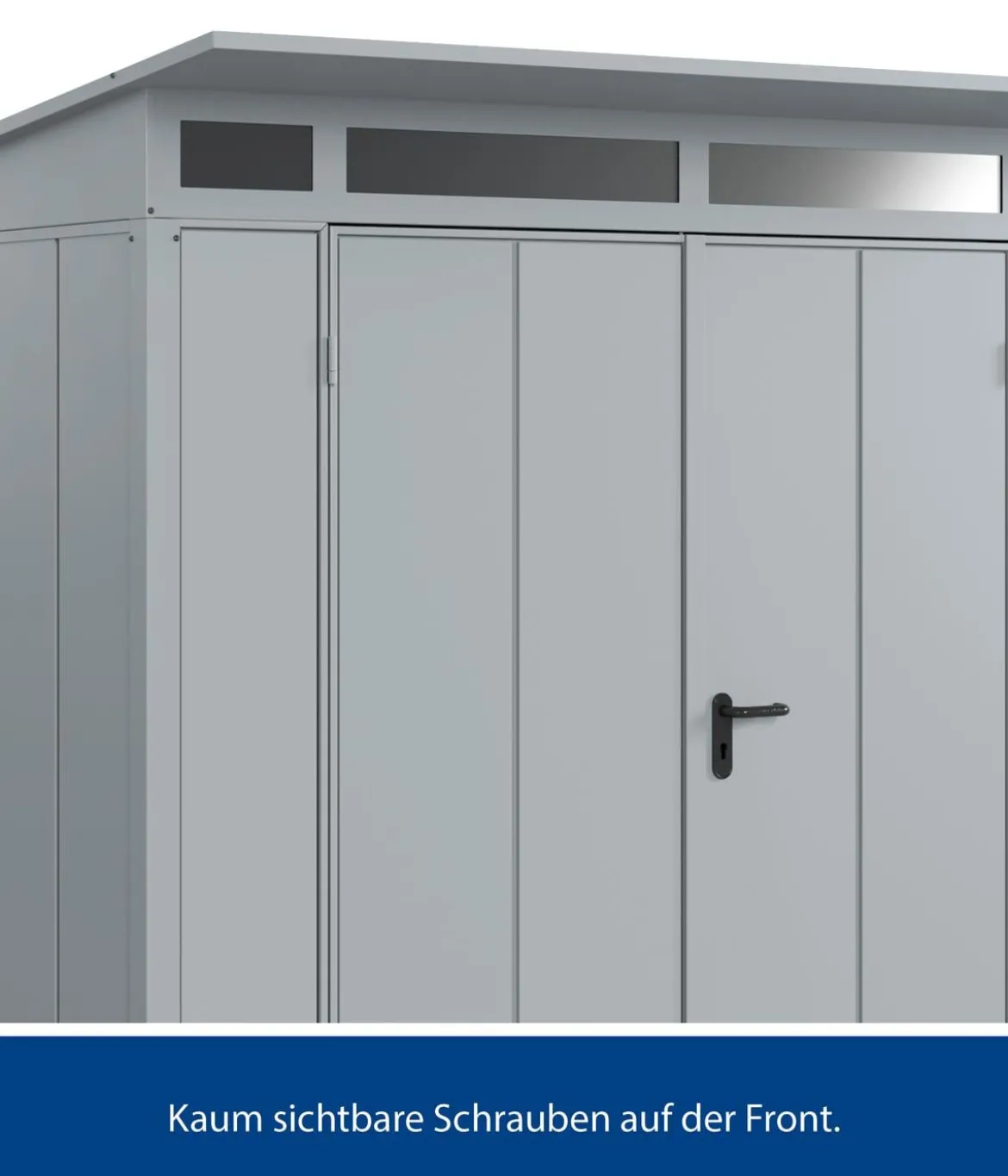 Hörmann Berry-Gerätehaus Modern-P Typ 2, ca. B247,9/H232,3/T283,4 cm