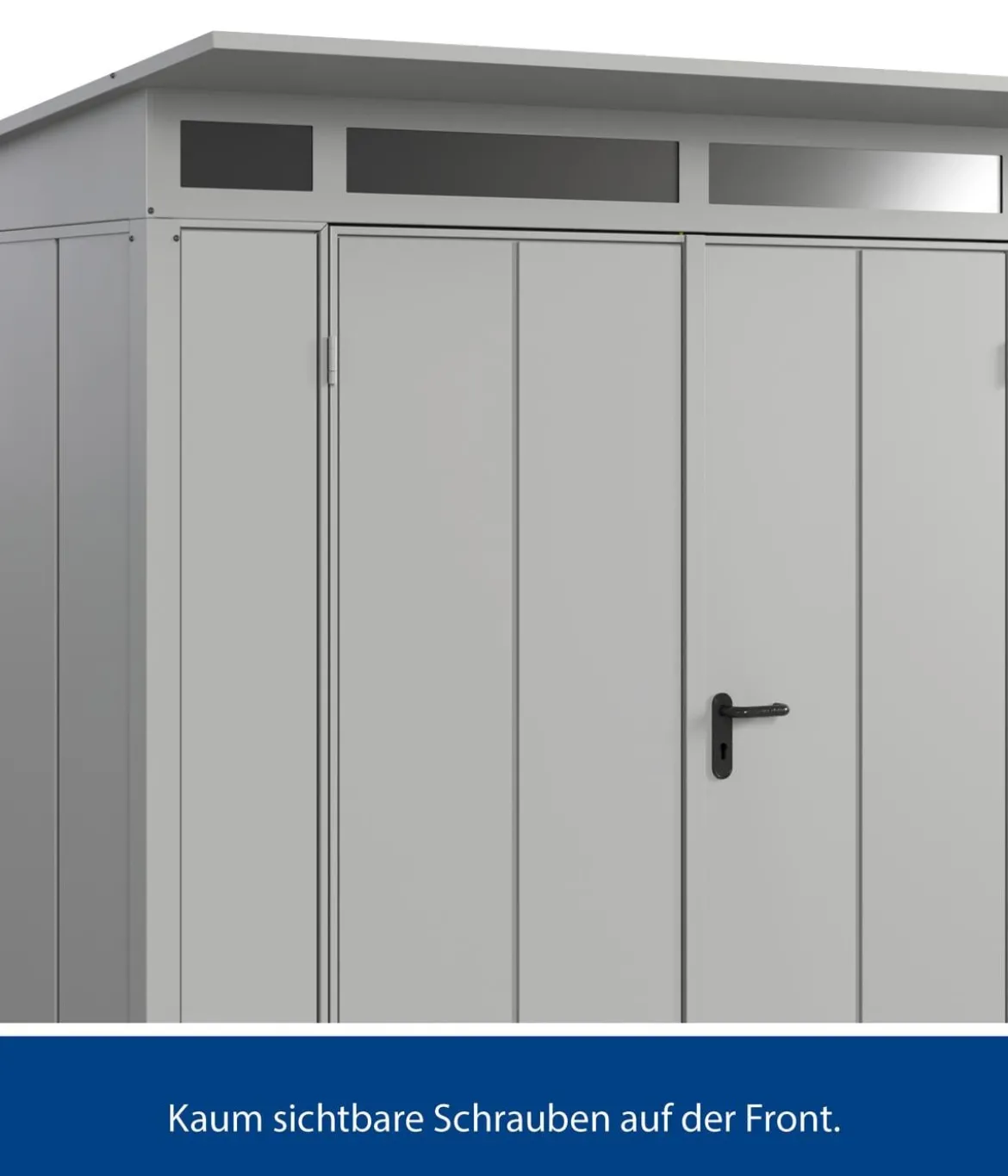 Hörmann Berry-Gerätehaus Modern-P Typ 2, ca. B247,9/H232,3/T283,4 cm