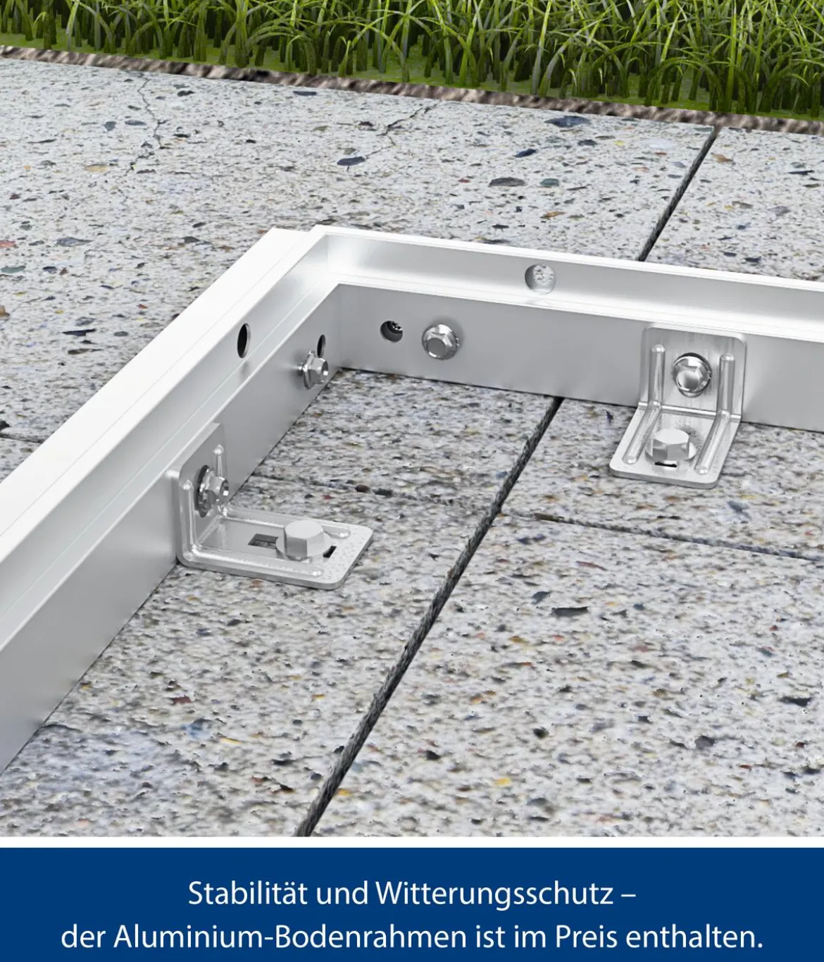Hörmann Berry-Gerätehaus Modern-P Typ 2, ca. B247,9/H232,3/T283,4 cm