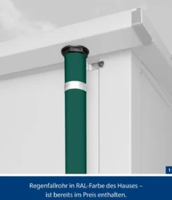 Hörmann Berry-Gerätehaus Modern-P Typ 2, ca. B247,9/H232,3/T283,4 cm