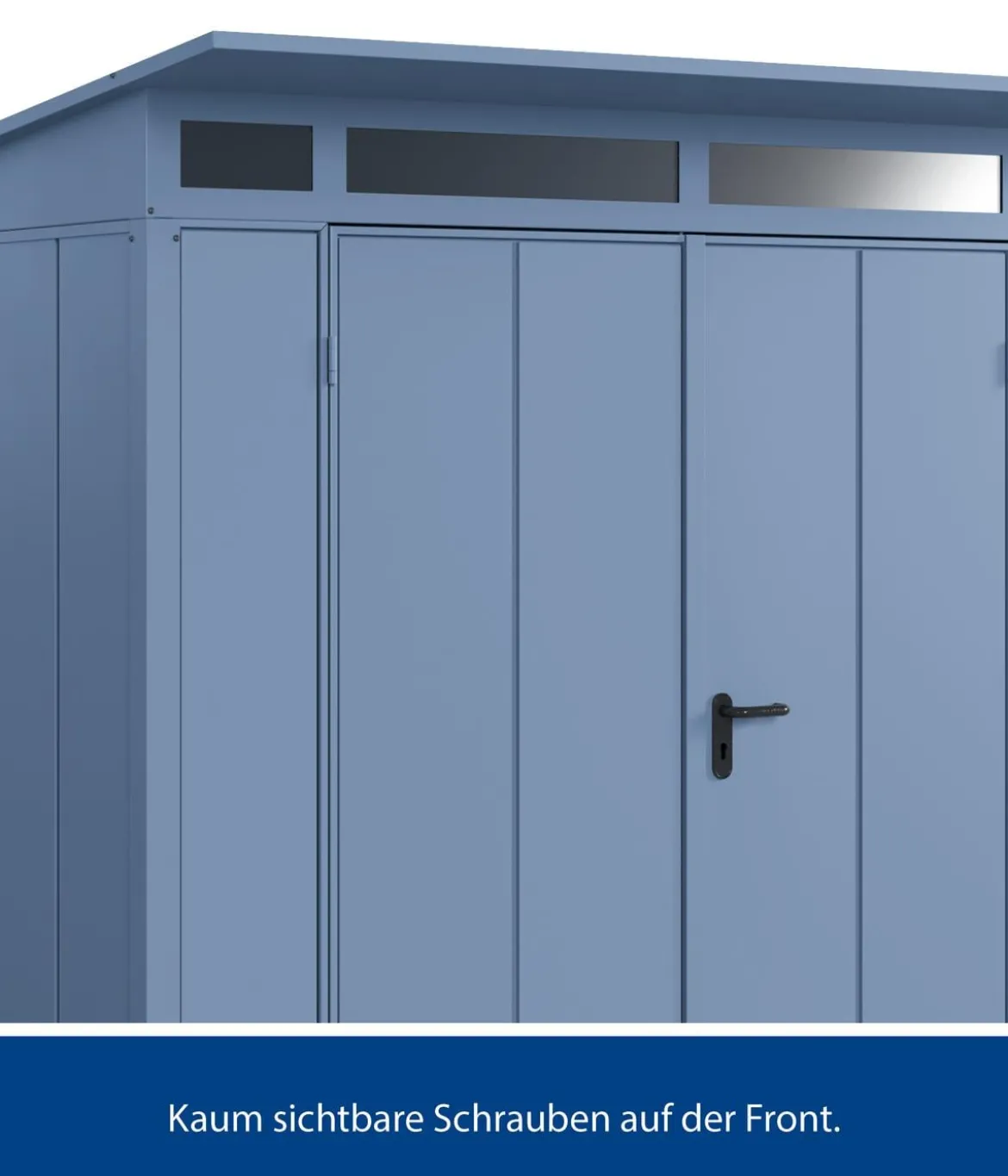 Hörmann Berry-Gerätehaus Modern-P Typ 2, ca. B247,9/H232,3/T283,4 cm