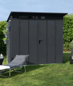 Hörmann Berry-Gerätehaus Modern-P Typ 1, ca. B247,9/H228,6/T153 cm