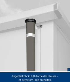 Hörmann Berry-Gerätehaus Modern-S Typ 1, ca. B258,8/H216/T121,3 cm