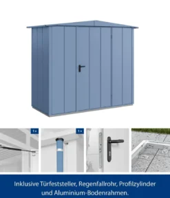 Hörmann Berry-Gerätehaus Modern-S Typ 1, ca. B258,8/H216/T121,3 cm
