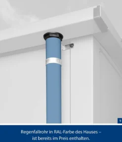 Hörmann Berry-Gerätehaus Modern-S Typ 1, ca. B258,8/H216/T121,3 cm