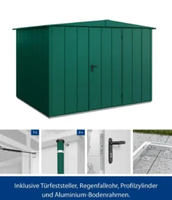 Hörmann Berry-Gerätehaus Modern-S Typ 3, ca. B323,6/H219,4/T247,7 cm